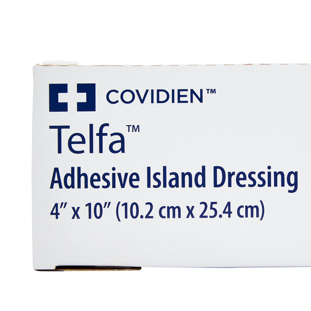Telfa Island Dressing, 4 x 10 Inch-Island Dressing Telfa 4 X 10 Inch Rectangle Sterile