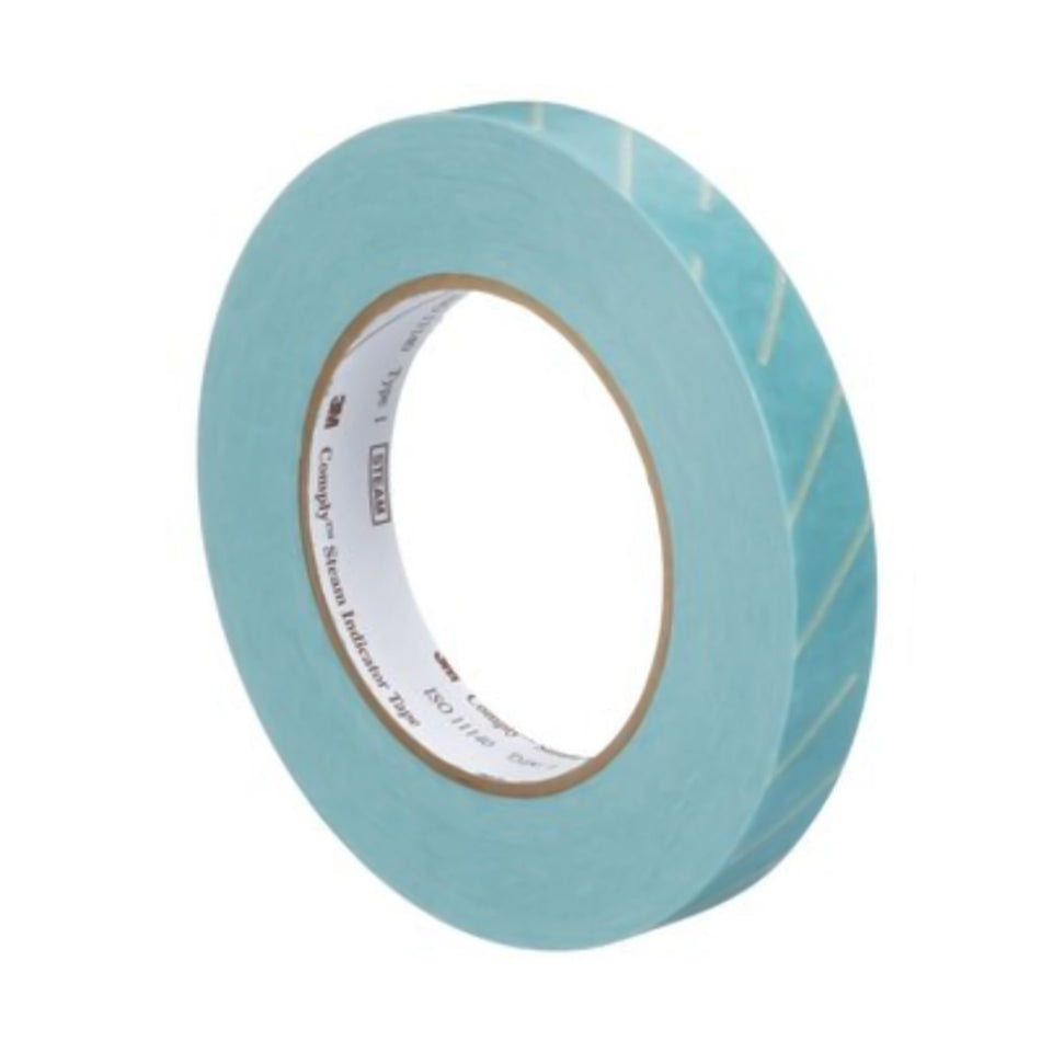 3M Comply Steam Indicator Tape-Steam Indicator Tape 3M Comply 1 Inch X 60 Yard Steam