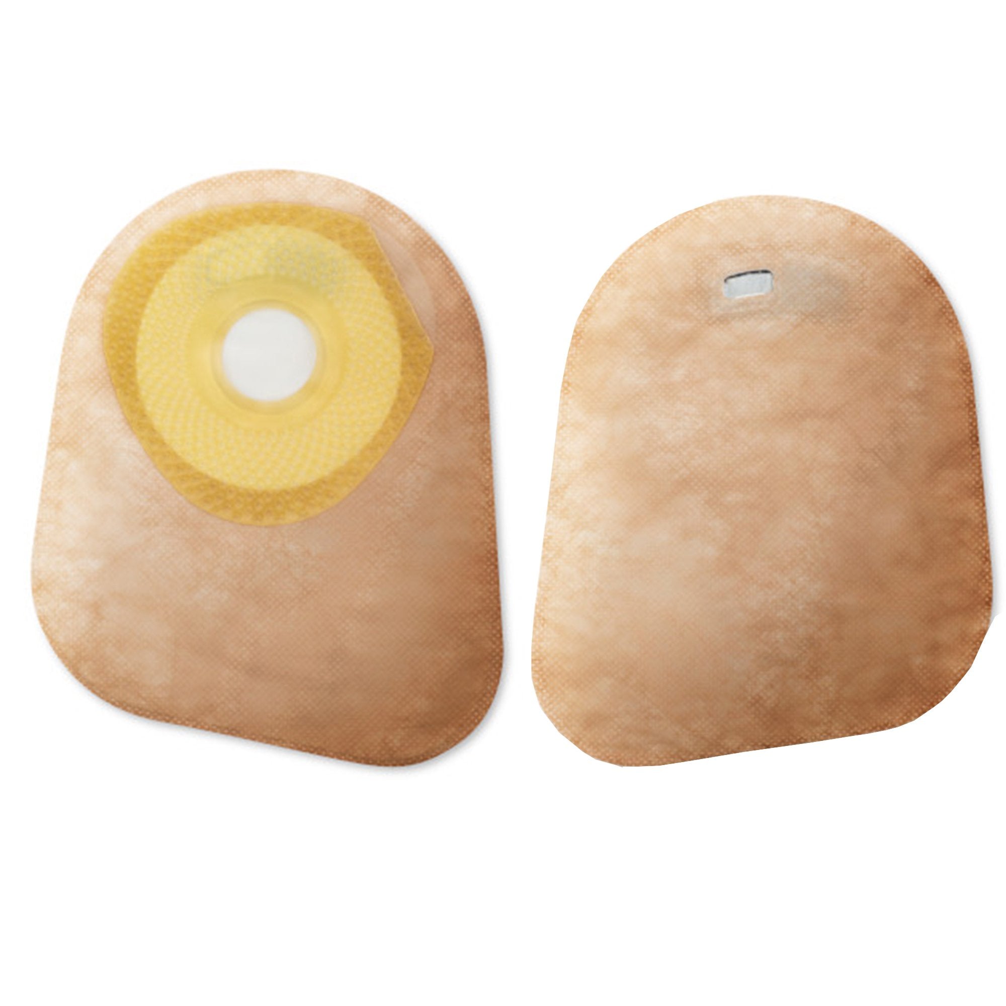 Premier One-Piece Closed End Beige Colostomy Pouch, 7 Inch Length, 1-Inch Stoma-"Ostomy Pouch Premier One-Piece System 7 Inch Length Flat, Pre-Cut 1 Inch Stoma Closed End"
