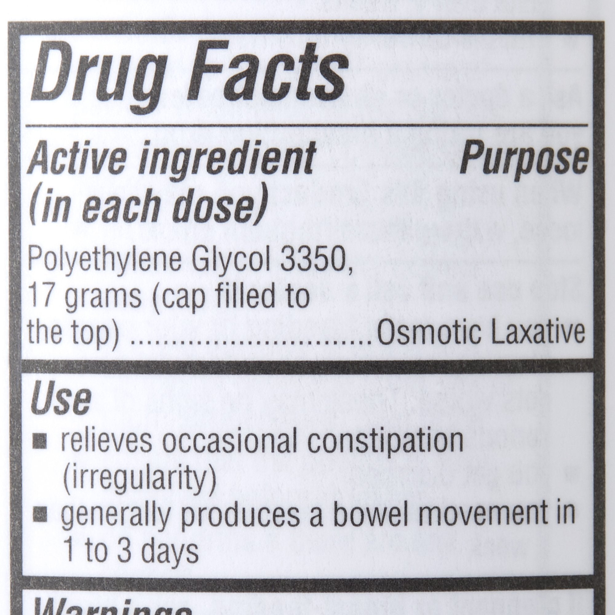 Geri-Care Polyethylene Glycol 3350 Laxative-Laxative Geri-Care Powder 8.3 oz. Polyethylene Glycol 3350