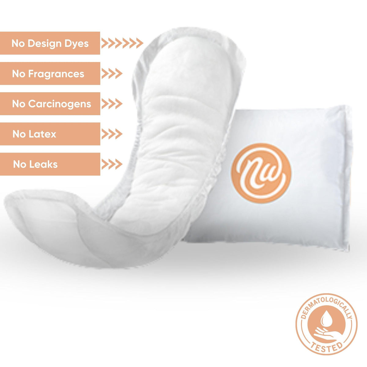 Nexwear Moderate Regular Bladder Control Pads - Incontinence>Incontinence Liners and Pads - Valrico LLC