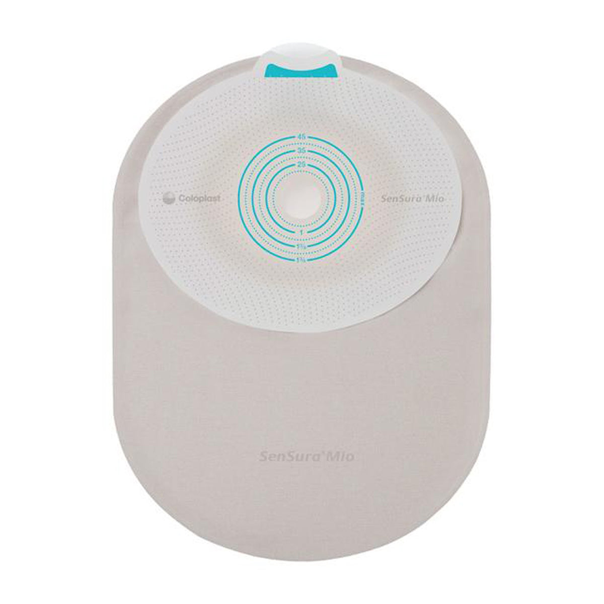 SenSura Mio One-Piece Closed End Opaque Filtered Ostomy Pouch, 1-9/16 to 2-1/8 Inch Stoma-"Ostomy Pouch SenSura Mio One-Piece System 8-1/4 Inch Length, Maxi Flat, Trim to Fit 1-9/16 to 2-1/8 Inch Stoma Closed End"