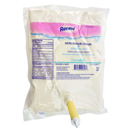Renew Moisturizer 800 mL Dispenser Refill Bag-Skin Protectant Renew Skin Repair 800 mL Dispenser Refill Bag Scented Cream