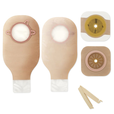 New Image Two-Piece Drainable Clear Ileostomy /Colostomy Kit, 12-Inch Length, 2 Inch Flange-"Ileostomy / Colostomy Pouch New Image Two-Piece System 12 Inch Length Flat, Trim to Fit 2-1/4 Inch Stoma Drainable"