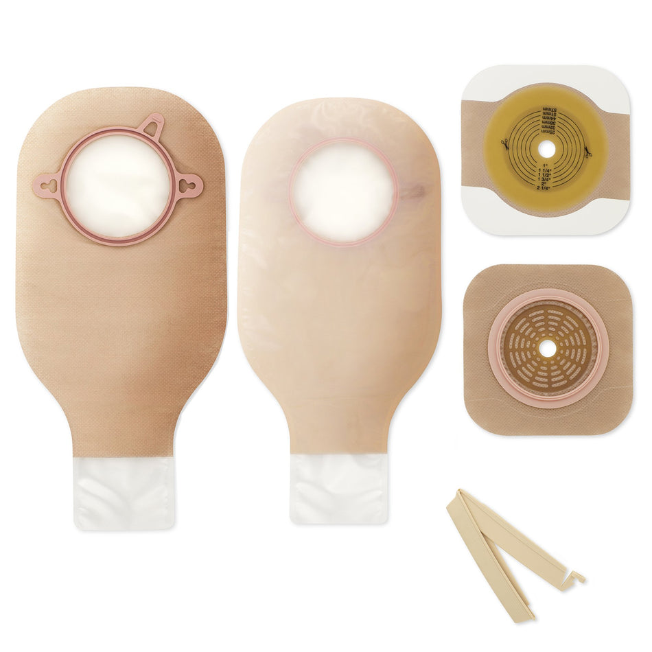 New Image Two-Piece Drainable Clear Ileostomy /Colostomy Kit, 12-Inch Length, 2 Inch Flange-"Ileostomy / Colostomy Pouch New Image Two-Piece System 12 Inch Length Flat, Trim to Fit 2-1/4 Inch Stoma Drainable"