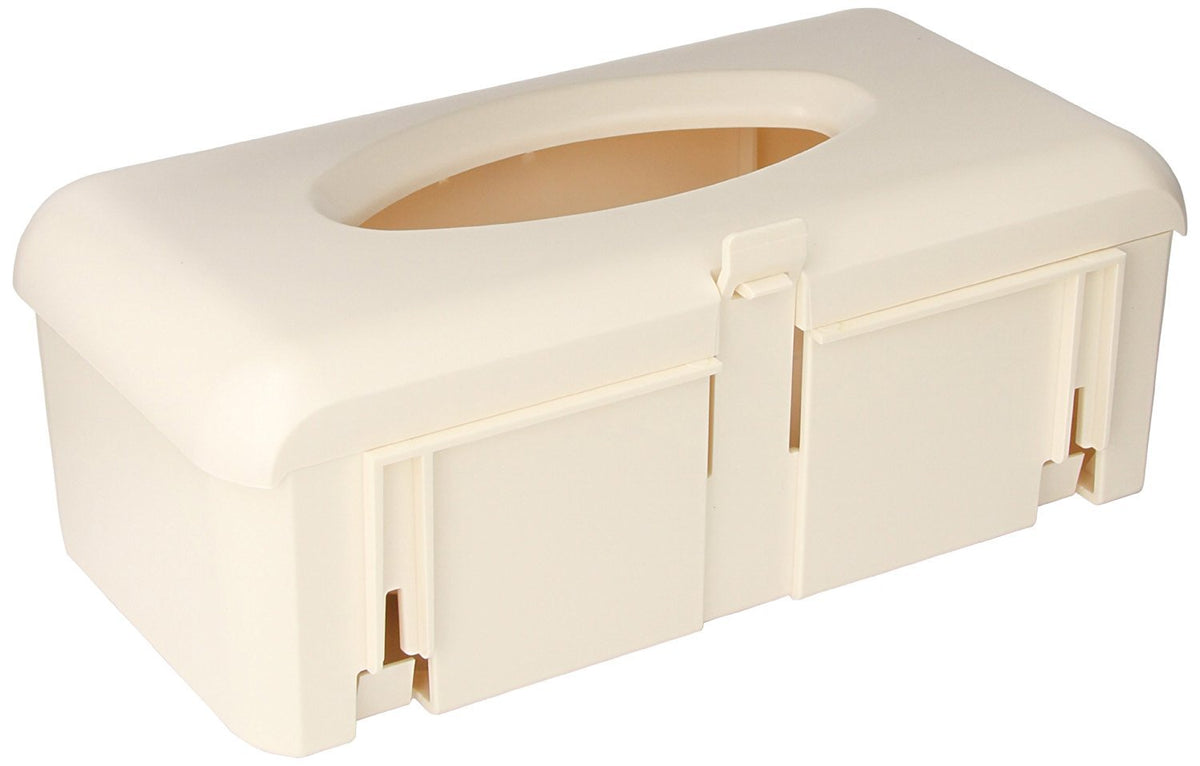 BD Glove Box Holder-Glove Box Holder BD Horizontal Mounted 1-Box Capacity Ivory 4-1/4 X 7 X 12 Inch Plastic