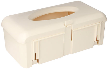 BD Glove Box Holder-Glove Box Holder BD Horizontal Mounted 1-Box Capacity Ivory 4-1/4 X 7 X 12 Inch Plastic