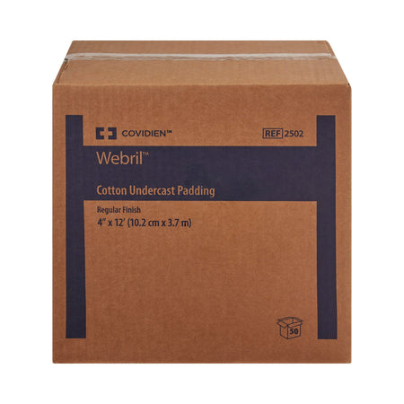 Webril White Cotton Undercast Cast Padding, 4 Inch x 4 Yard-Cast Padding Undercast Webril 4 Inch X 4 Yard Cotton Sterile