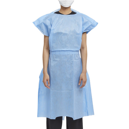 Halyard Patient Exam Gown - Apparel>Gowns>Patient Gowns - O&M Halyard Inc