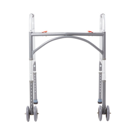 McKesson Steel Bariatric Folding Walker, 32 – 39 Inch Height - Ambulatory Equipment>Mobility>Walkers - McKesson Brand