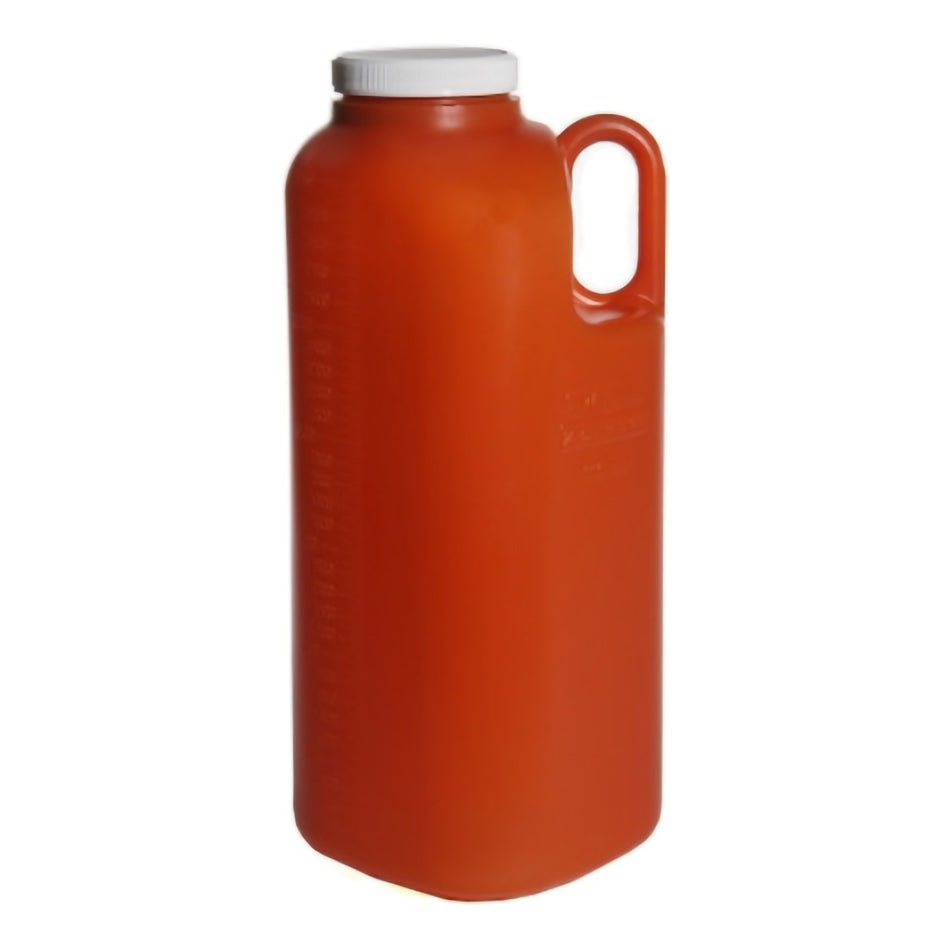 Samco UrineGARD 24 Hour Urine Specimen Collection Container, 3,000 mL-"24 Hour Urine Specimen Collection Container Samco UrineGARD 3,000 mL (101 oz.) Screw Cap Unprinted NonSterile"