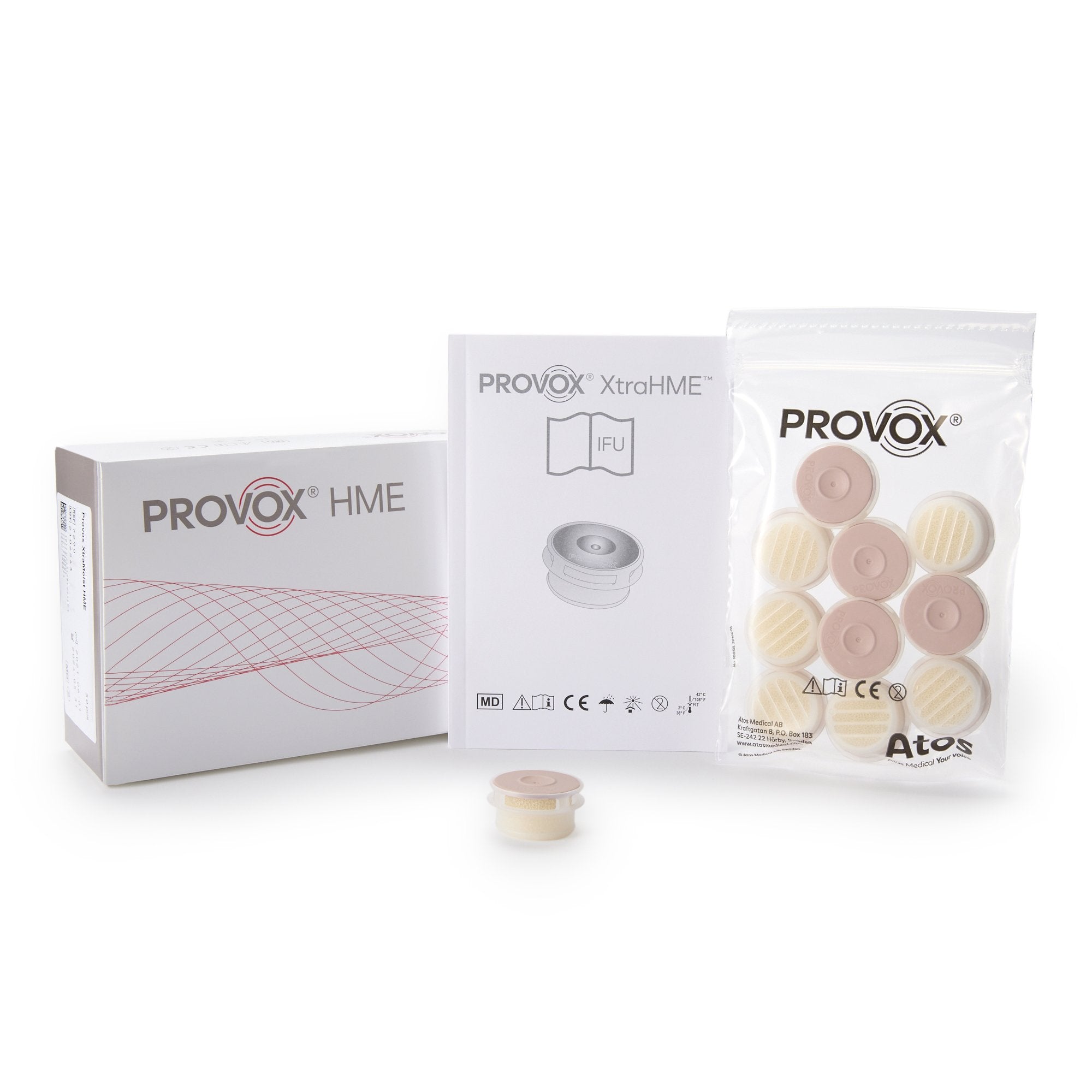 Provox XtraMoist HME-Heat and Moisture Exchanger with Filter-Trach Provox XtraMoist