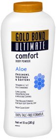 Gold Bond Comfort Body Powder, Fresh Clean Scent, 10 oz.-Body Powder Gold Bond Ultimate 10 oz. Fresh Scent Shaker Bottle Corn Starch / Sodium Bicarbonate / Silica