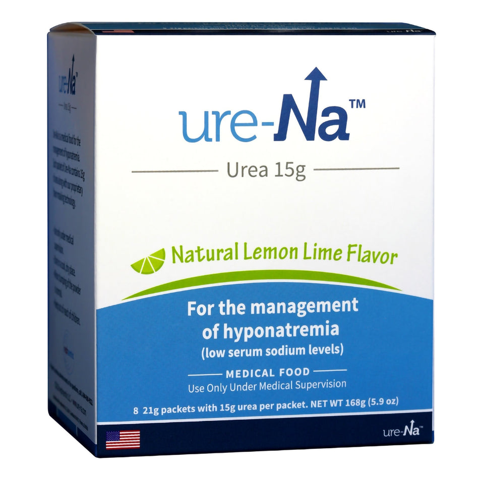 Ure-Na Lemon-Lime Medical Food for the Management of Hyponatremia-Oral Supplement Ure-Na Lemon-Lime Flavor Powder 15 Gram Pouch
