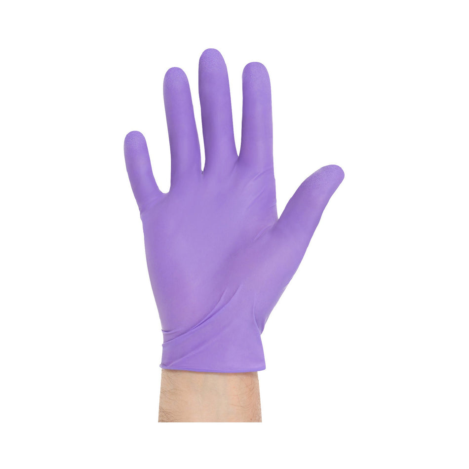 Purple Nitrile-Xtra Nitrile Extended Cuff Length Exam Glove, Extra Large-Exam Glove Purple Nitrile-Xtra X-Large Sterile Pair Nitrile Extended Cuff Length Textured Fingertips Purple Chemo Tested