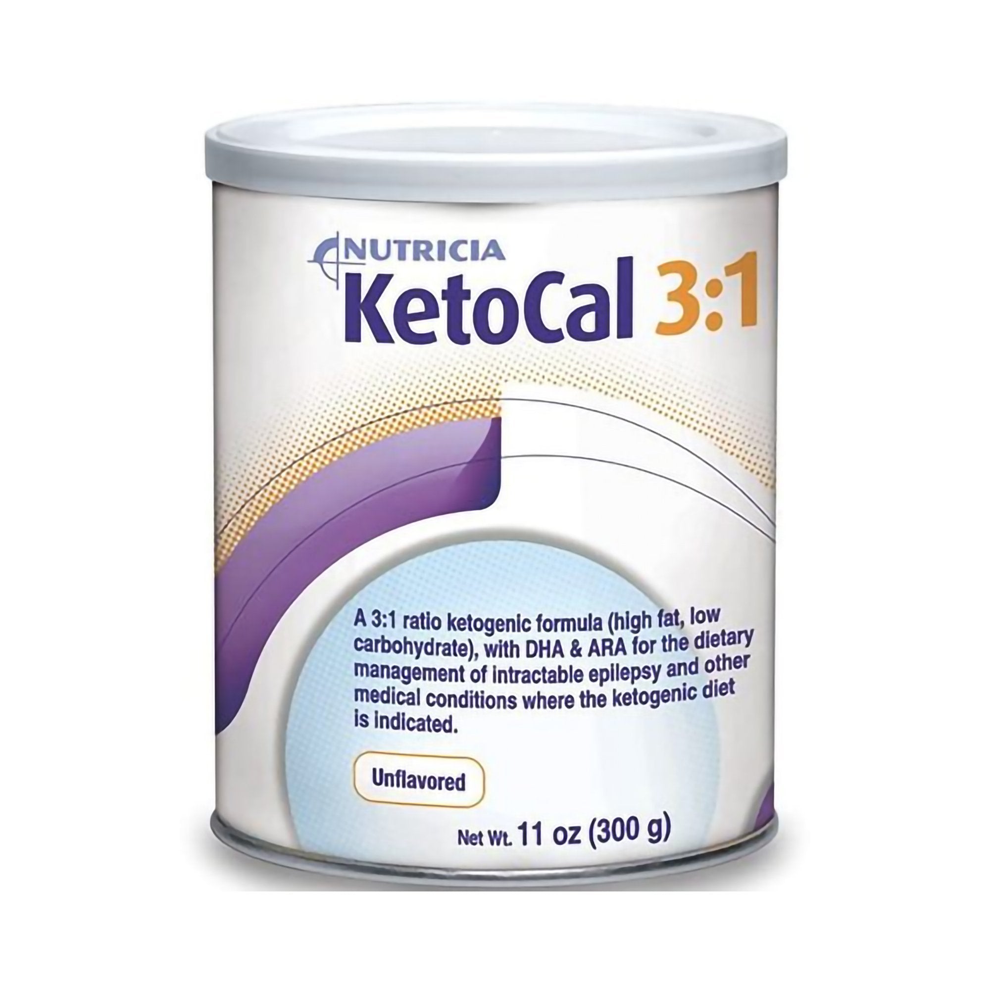 KetoCal 3:1 Ketogenic Formula for the Dietary Management of Intractable Epilepsy, 11 oz. Can-Oral Supplement KetoCal 3:1 Unflavored Powder 11 oz. Can