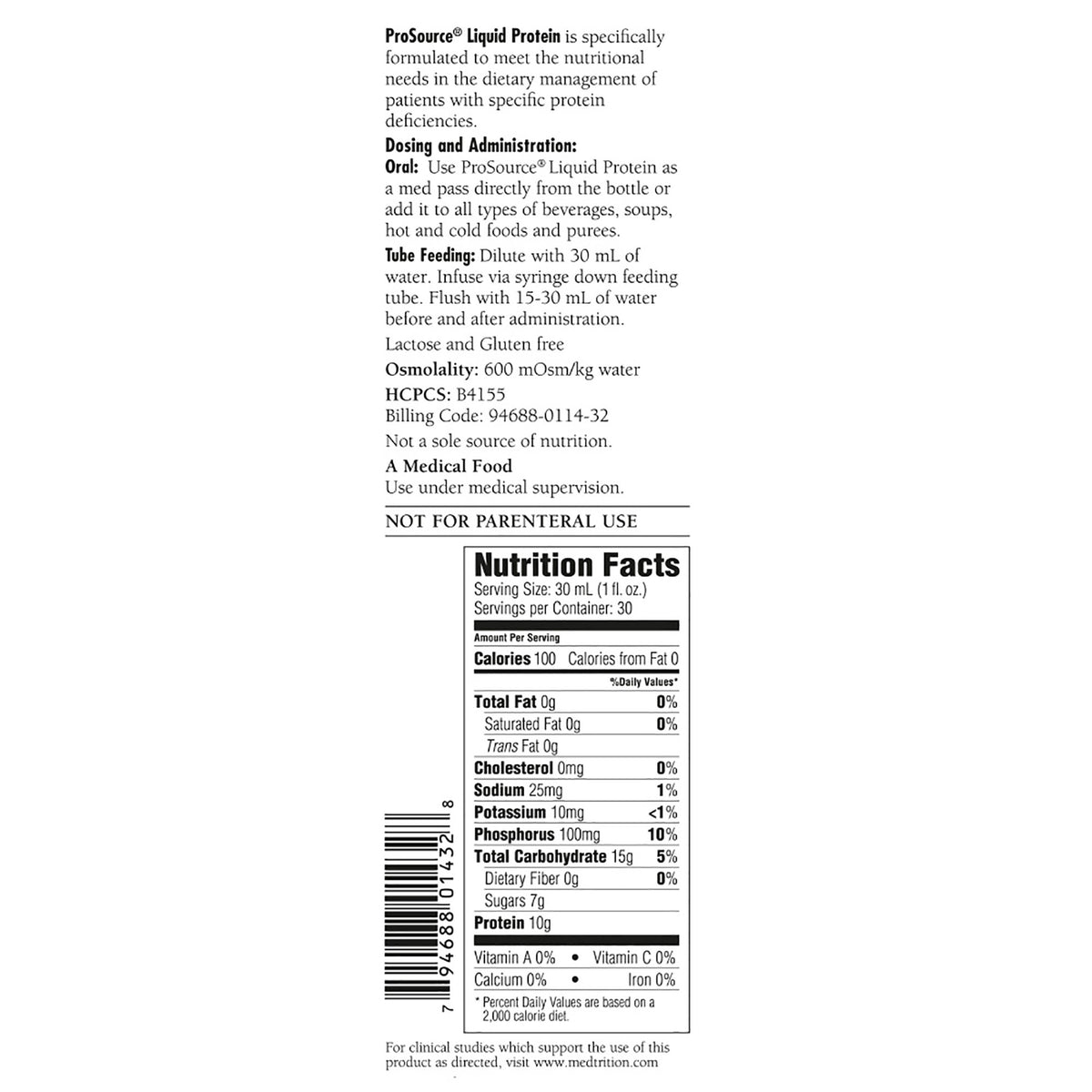 ProSource™ Collagen and Whey Protein Formula, 30-ounce Bottle - Nutritionals and Feeding Supplies>Nutritionals>Oral Supple...