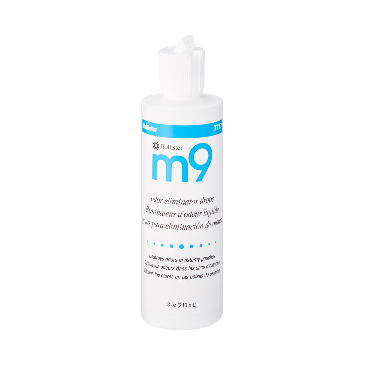 M9 Unscented Odor Eliminator Drops, 8 oz-"Odor Eliminator Drops M9 Unscented, 8 oz. Bottle"