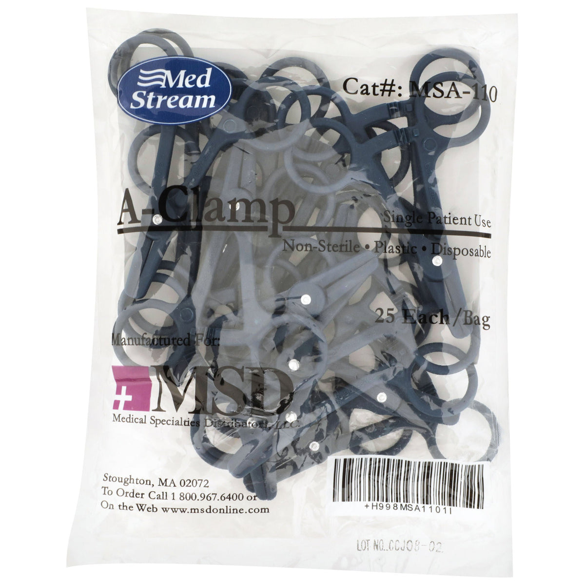McKesson Tubing Scissor Clamp - Instruments>Clamps - McKesson Brand