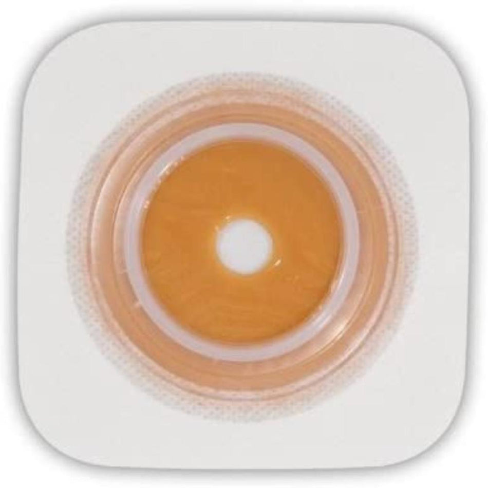 Sur-Fit Natura� Colostomy Barrier With Up to 7/8 Inch Stoma Opening-"Ostomy Barrier Sur-Fit Natura� Trim to Fit, Standard Wear Stomahesive� Adhesive 38 mm Flange Sur-Fit� Natura� System Hydrocolloid Up to 7/8 Inch Opening 4 X 4 Inch"