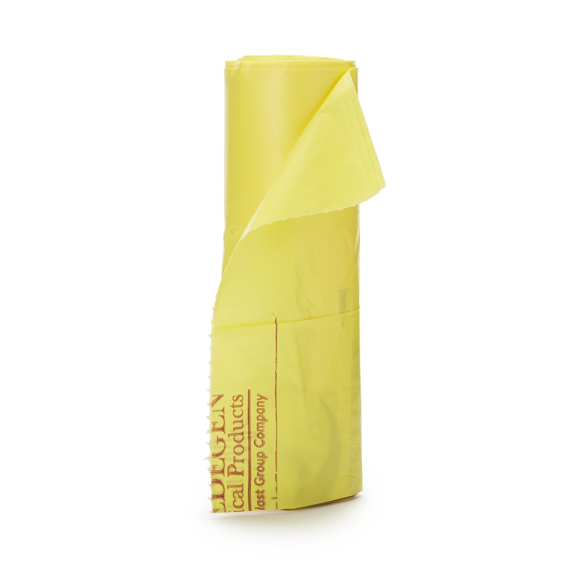 McKesson Biohazard Laundry Bags, 1.2 mil-Biohazard Laundry Bag McKesson 30 to 33 gal. Yellow Bag 8 X 23 X 41 Inch