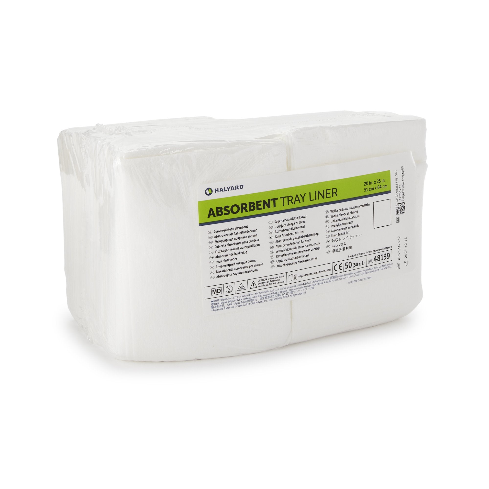 Sterilization Tray Liner Towel, 20 x 25 Inch - Sterilization>Sterilization Accessories - O&M Halyard Inc