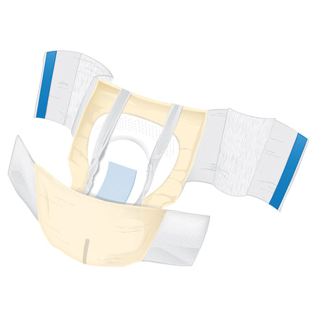 McKesson Ultra Plus Stretch Heavy Absorbency Incontinence Brief, Large / Extra Large-Unisex Adult Incontinence Brief McKesson Ultra Plus Stretch Large / X-Large Disposable Heavy Absorbency
