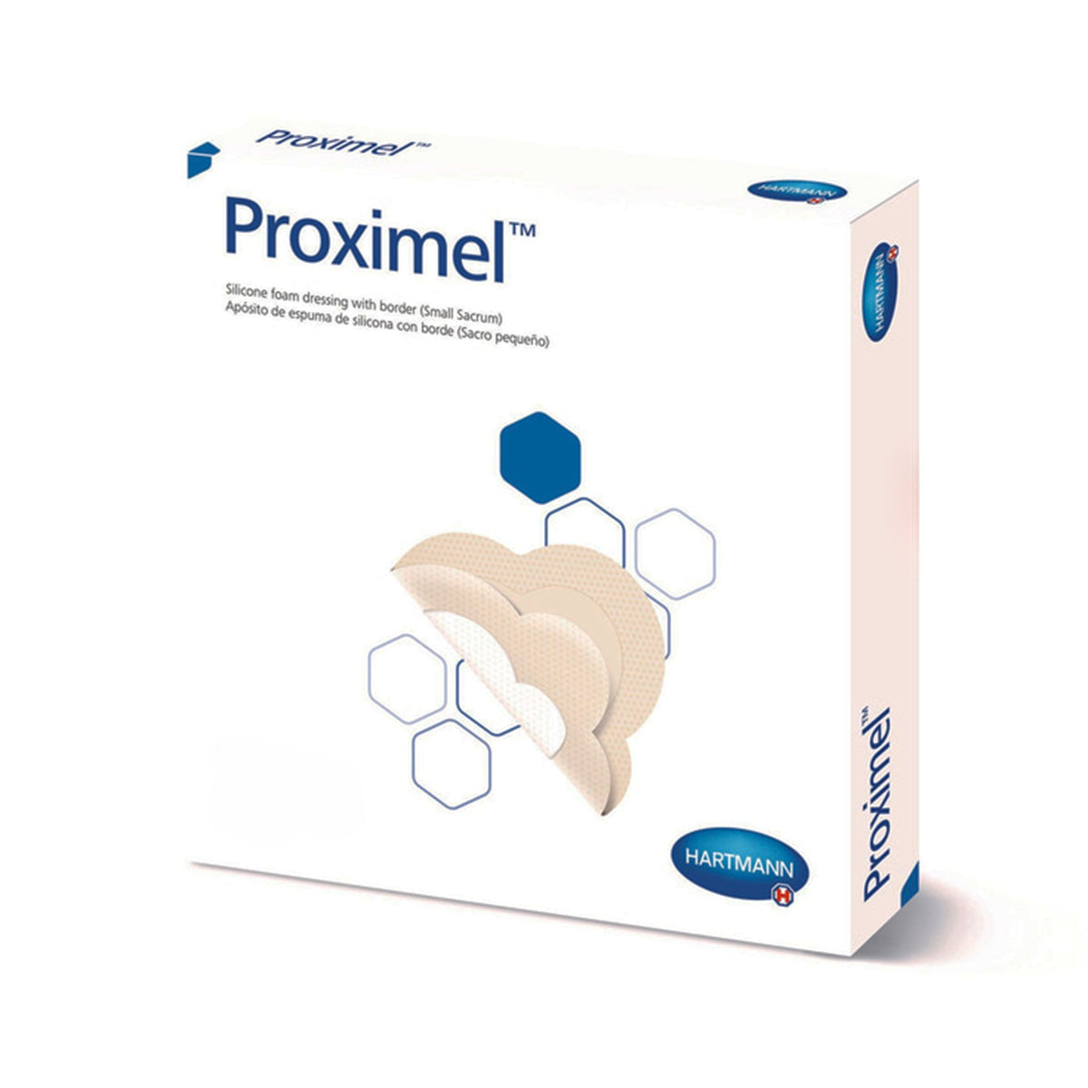 Foam Dressing Proximel® 3 X 3 Inch With Border Waterproof Film Backing Silicone Adhesive Square Sterile - Wound Care>Advan...