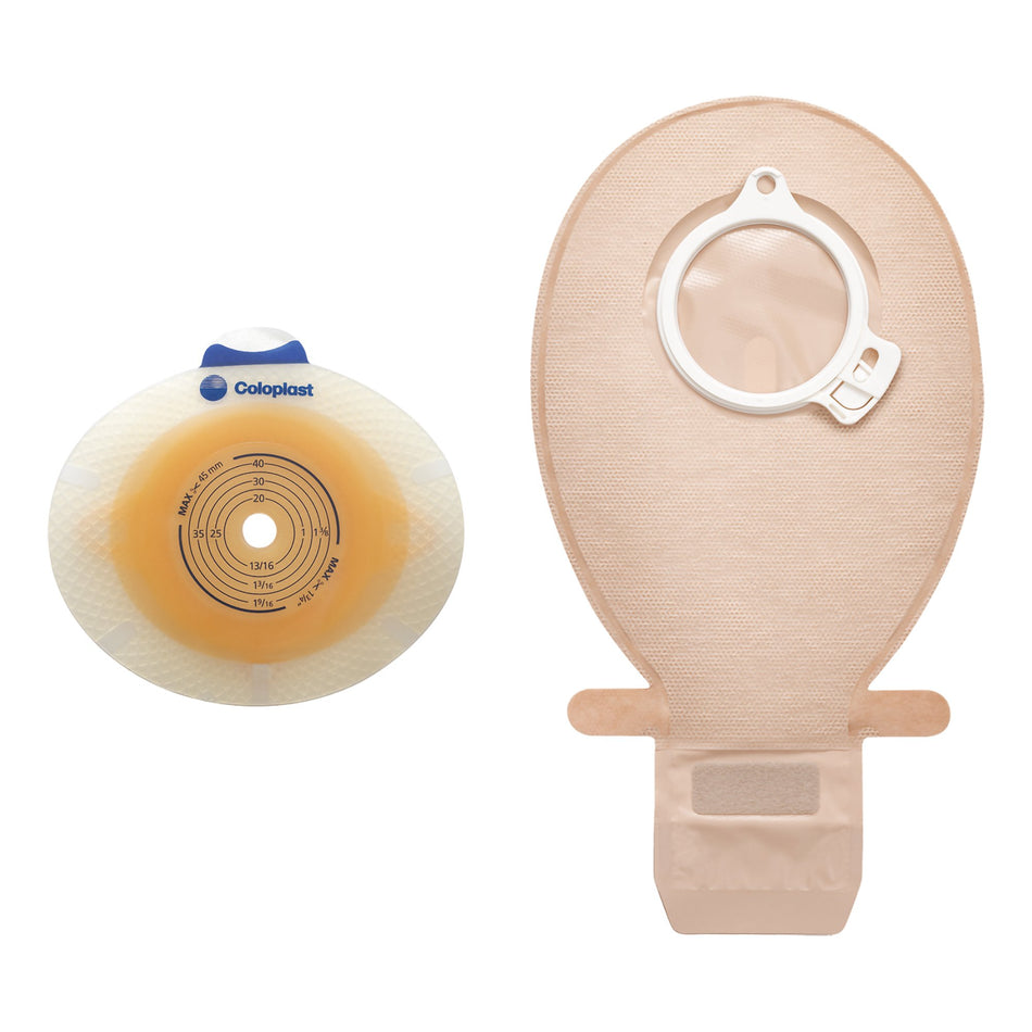SenSura Click Two-Piece Closed End Opaque Filtered Ostomy Pouch, 8 Inch Length, 40 mm Flange-"Ostomy Pouch SenSura Click Two-Piece System 8-1/2 Inch Length, Maxi Without Barrier Closed End"