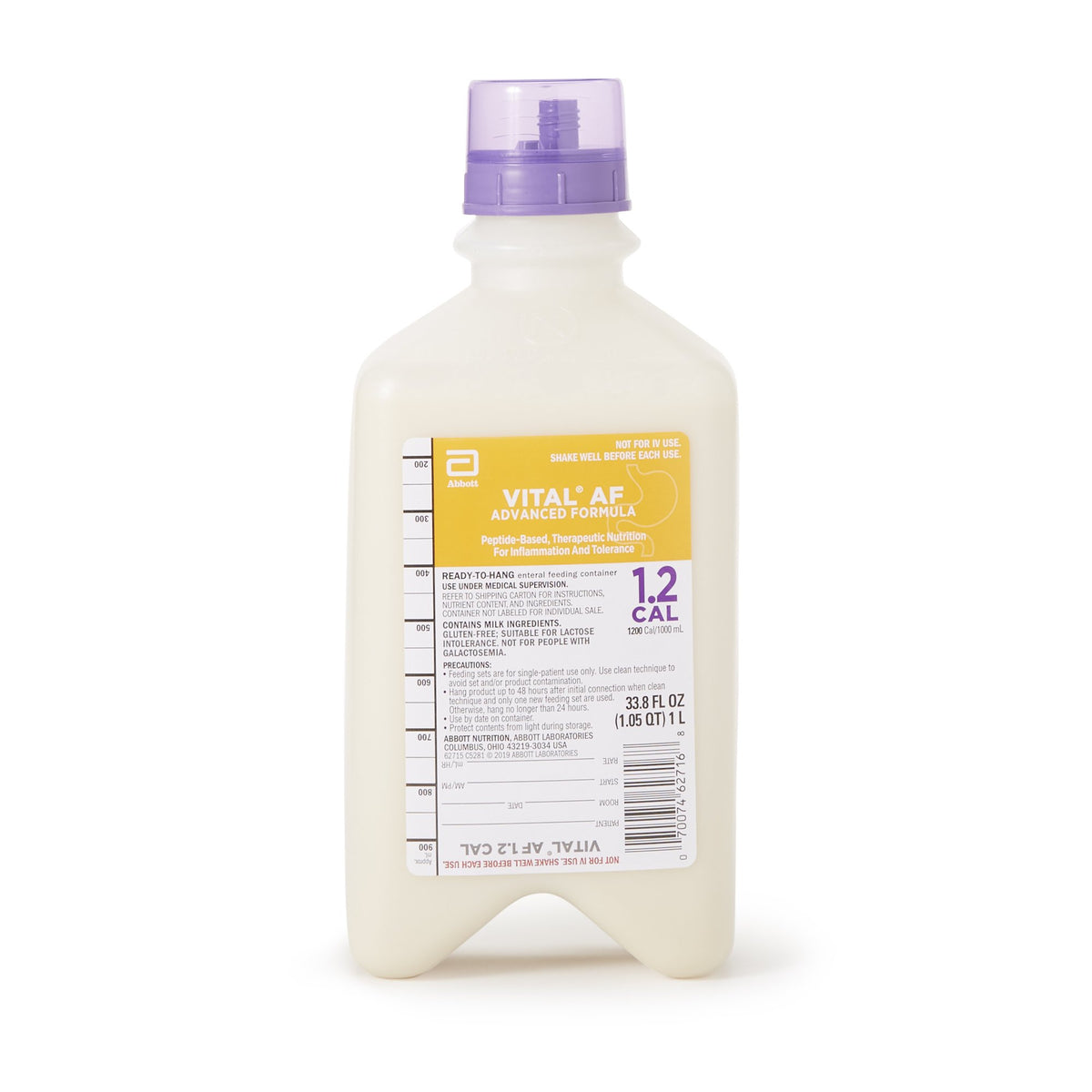 Vital® AF 1.2 Cal Vanilla Tube Feeding Formula, 33.8 oz. Ready to Hang Carton - Nutritionals and Feeding Supplies>Nutritio...