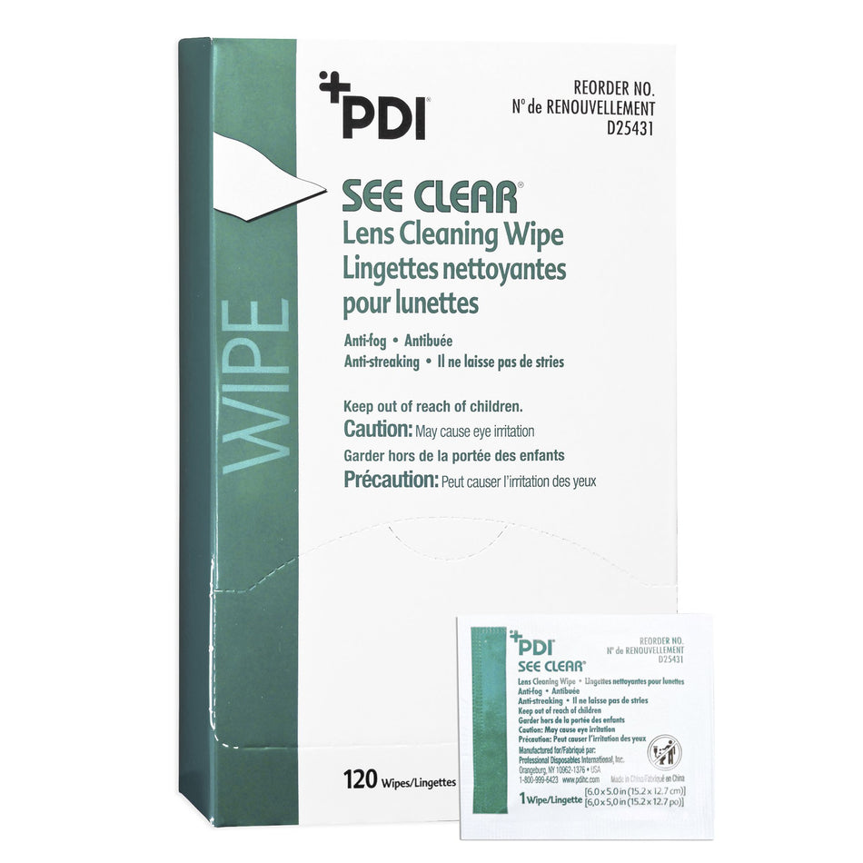 See Clear Eye Glass Cleaning Wipes-See Clear Lens Cleaning Wipe