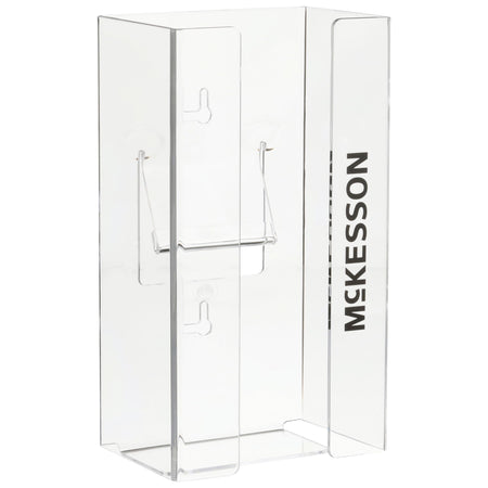 McKesson Glove Box Holder, 1-Box Capacity, Plastic-Glove Box Holder McKesson Horizontal or Vertical Mounted 1-Box Capacity Clear 4 X 5-1/2 X 10 Inch Plastic