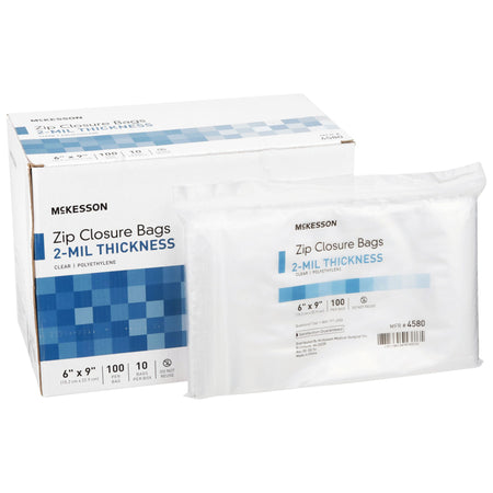 McKesson Zip Closure Bag, 6 x 9 Inches - Housekeeping>Bags>Reclosable Bags - McKesson Brand