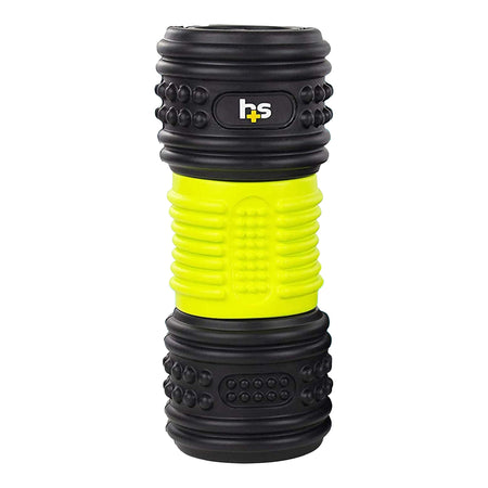 H+S Massaging Foam Roller-Full Body Roll Massager HealthSmart 4-3/4 X 11-1/2 Inch