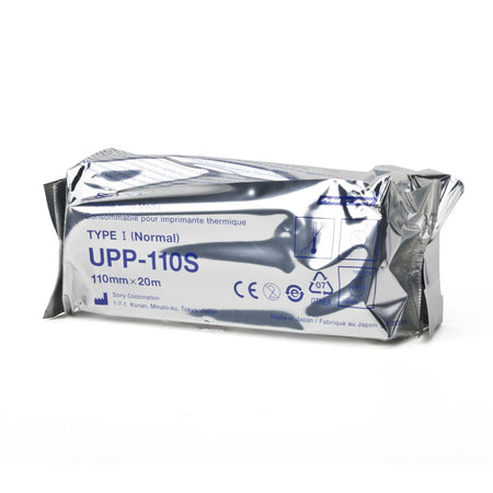 Ultrasound Video Paper Sony® Roll Black and White Standard Without Grid - Diagnostic Instruments and Supplies>Diagnostic R...