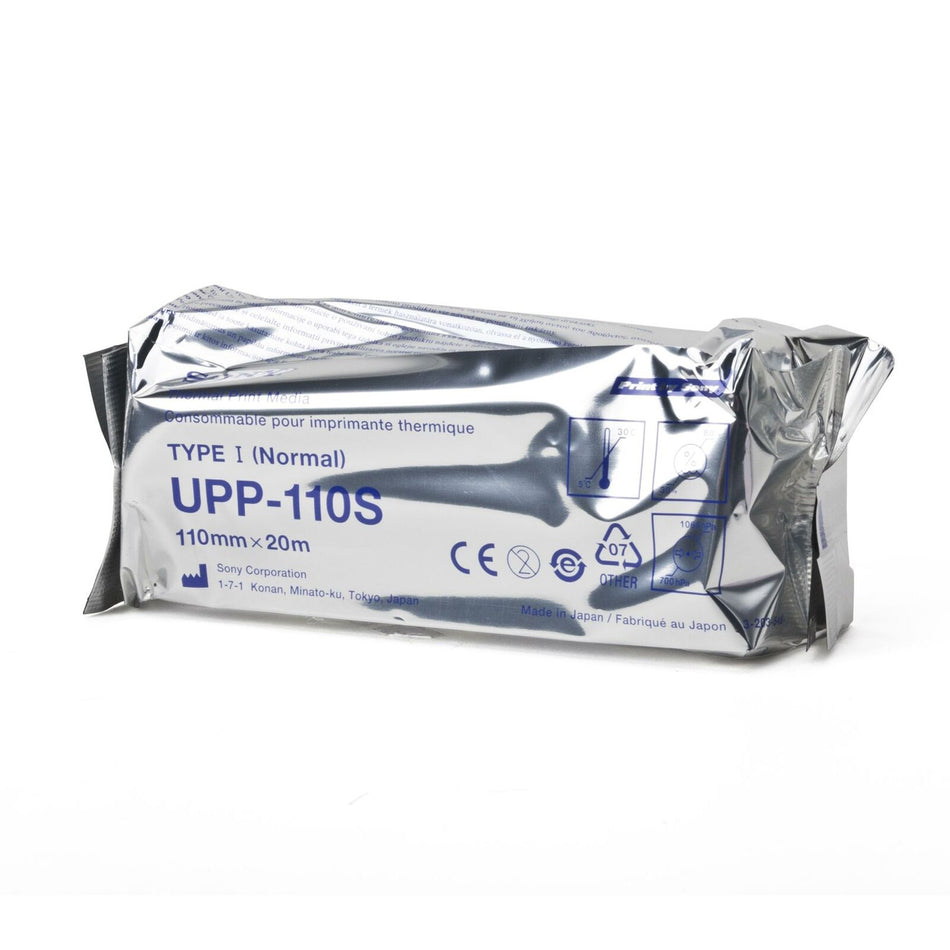 Ultrasound Video Paper Sony® Roll Black and White Standard Without Grid - Diagnostic Instruments and Supplies>Diagnostic R...