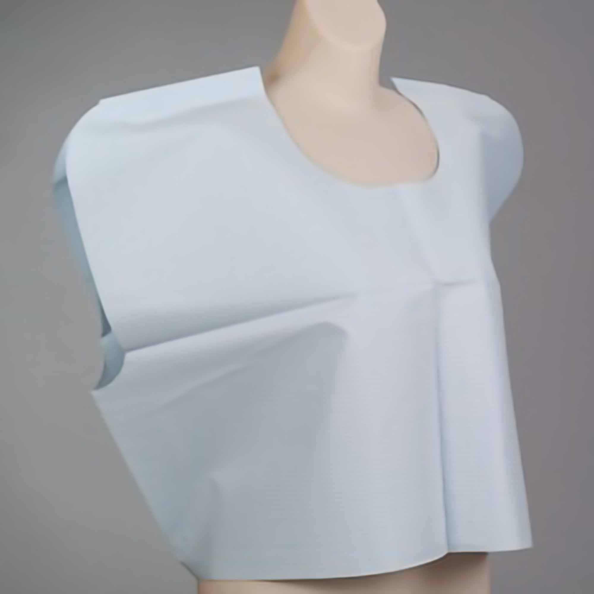 Tidi Choice Exam Cape, 30 x 21 Inch, Blue-Exam Cape Tidi Blue One Size Fits Most Front / Back Opening Without Closure Unisex