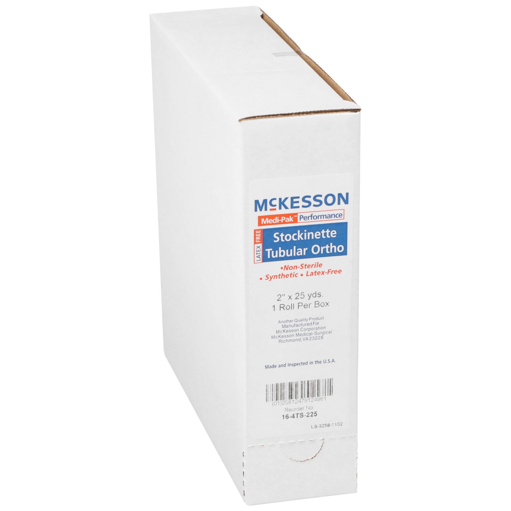 McKesson White Polyester Tubular Stockinette, 2 Inch x 25 Yard-Stockinette Tubular McKesson 2 Inch X 25 Yard Polyester NonSterile