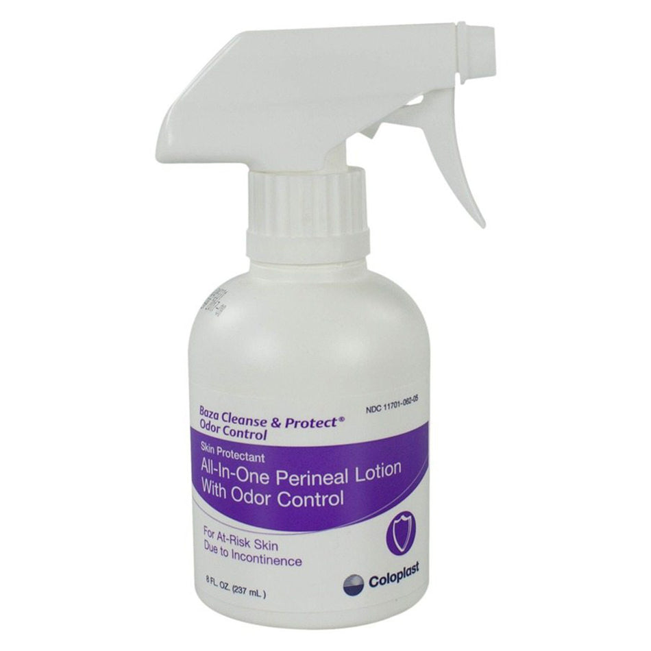 Coloplast Baza Cleanse and Protect Perineal Wash Unscented Pump Bottle-Perineal Wash Baza Cleanse and Protect Lotion 8 oz. Pump Bottle Unscented