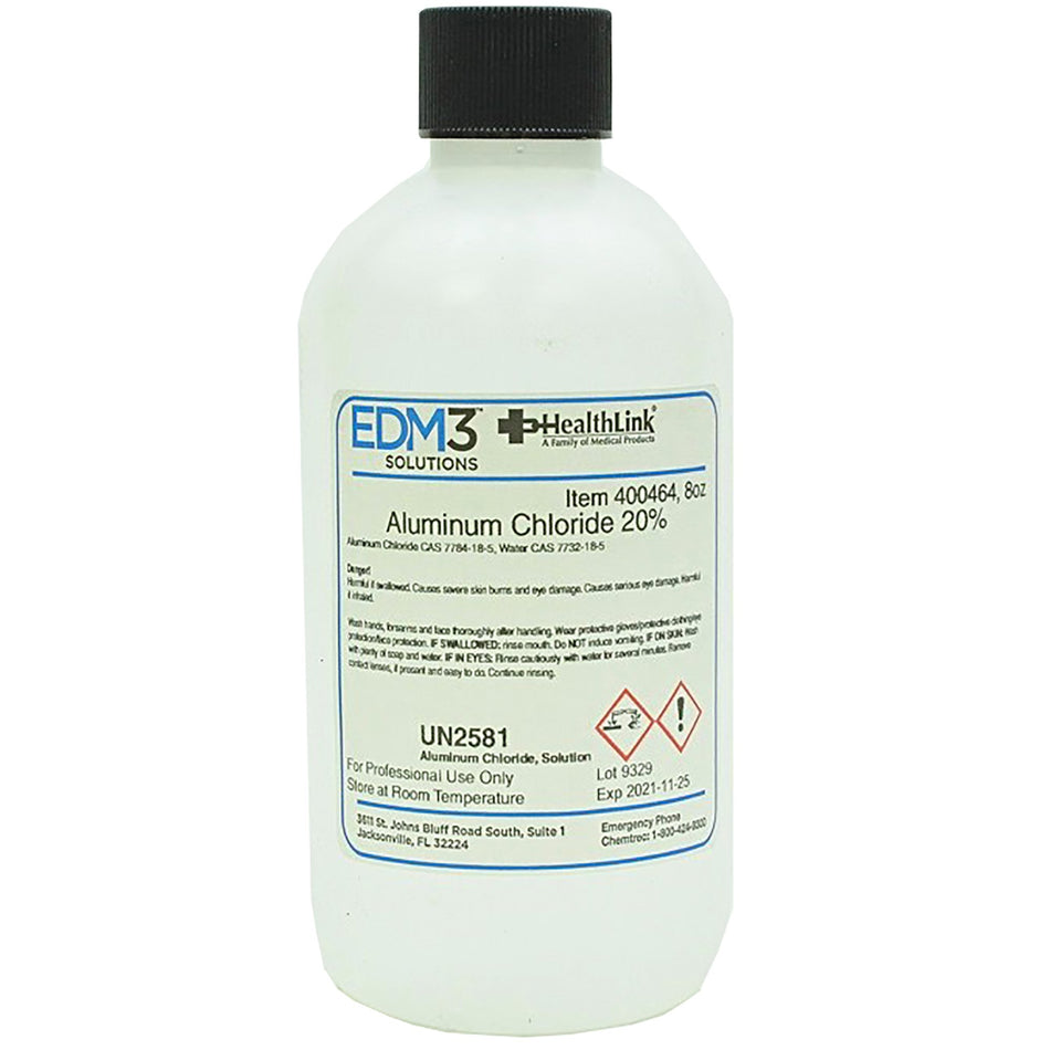 EDM 3 Aluminum Chloride Chemistry Reagent, 8-Ounce Bottle-Chemistry Reagent Aluminum Chloride ACS Grade 20% / 6.0 N 8 oz.