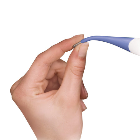 Veridian 9-Piece 9-Second FLEX-TIP Digital Thermometers with Display-Digital Stick Thermometer Veridian Oral / Rectal / Axillary Probe Handheld