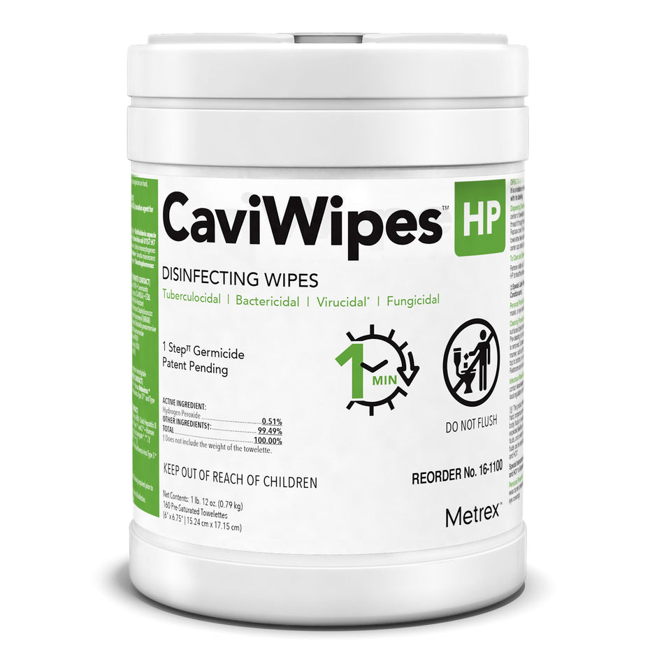 CaviWipes™ HP Disinfecting Wipes, 160 ct. - Housekeeping>Cleaners and Disinfectants - Metrex Research