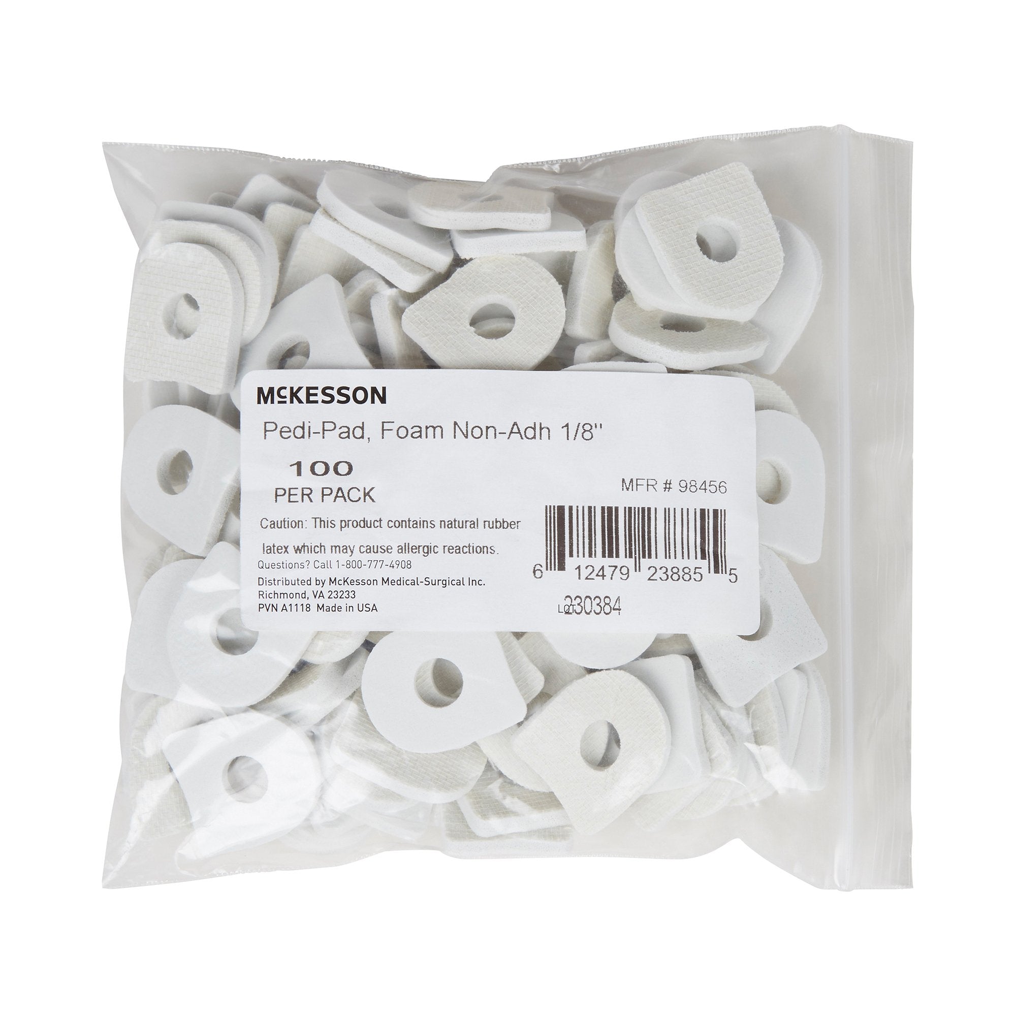 McKesson Nonadhesive Corn Pad, One Size Fits Most-Corn Pad McKesson One Size Fits Most Non-Adhesive Foot