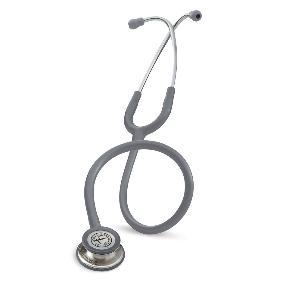 3M Littmann Classic III Monitoring Stethoscope-Clinician Stethoscope 3M Littmann Classic III Gray 1-Tube 27 Inch Tube Convertible Chestpiece