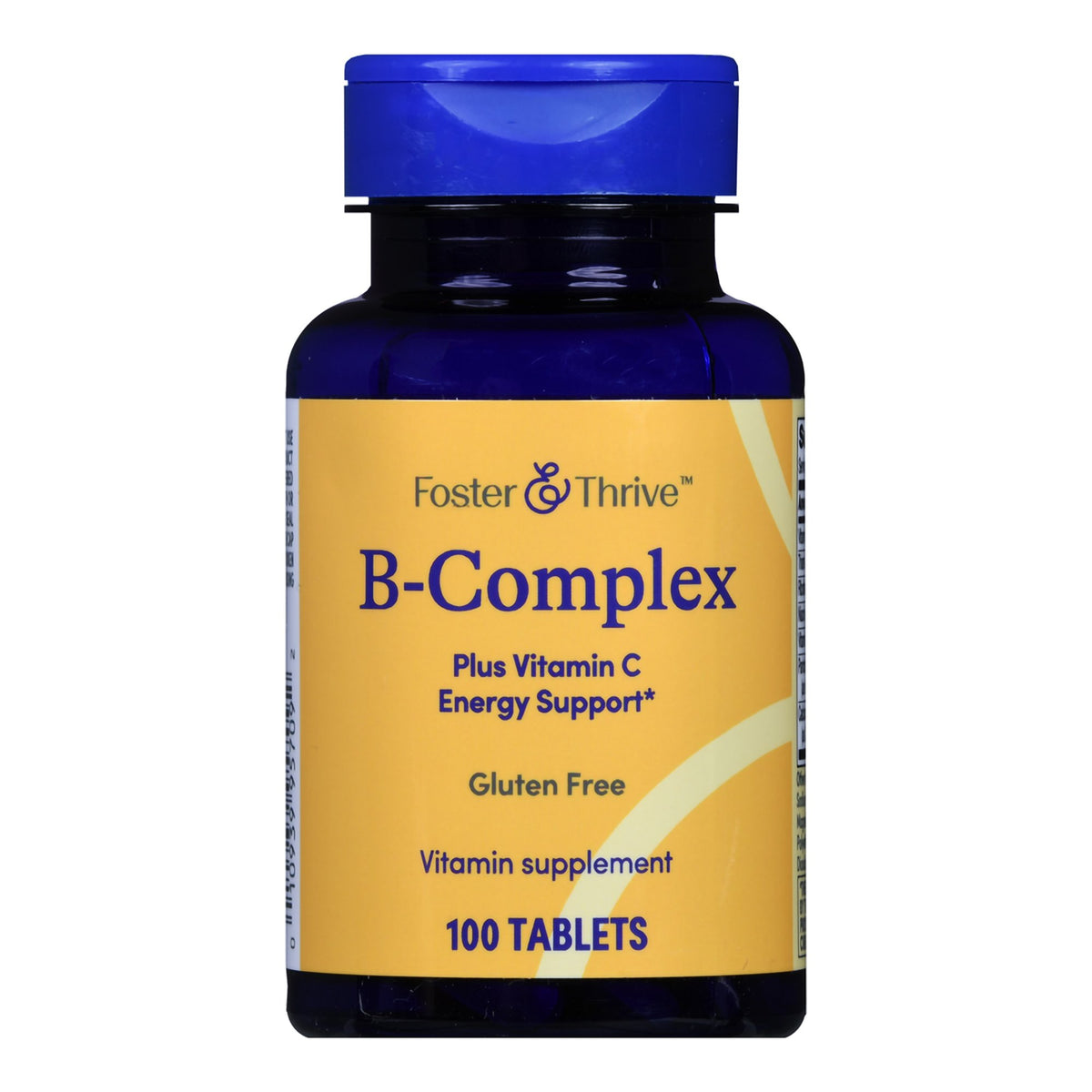 Foster & Thrive B-Complex Tablets-Multivitamin Supplement Foster & Thrive Vitamin B / Ascorbic Acid Tablet 100 per Bottle