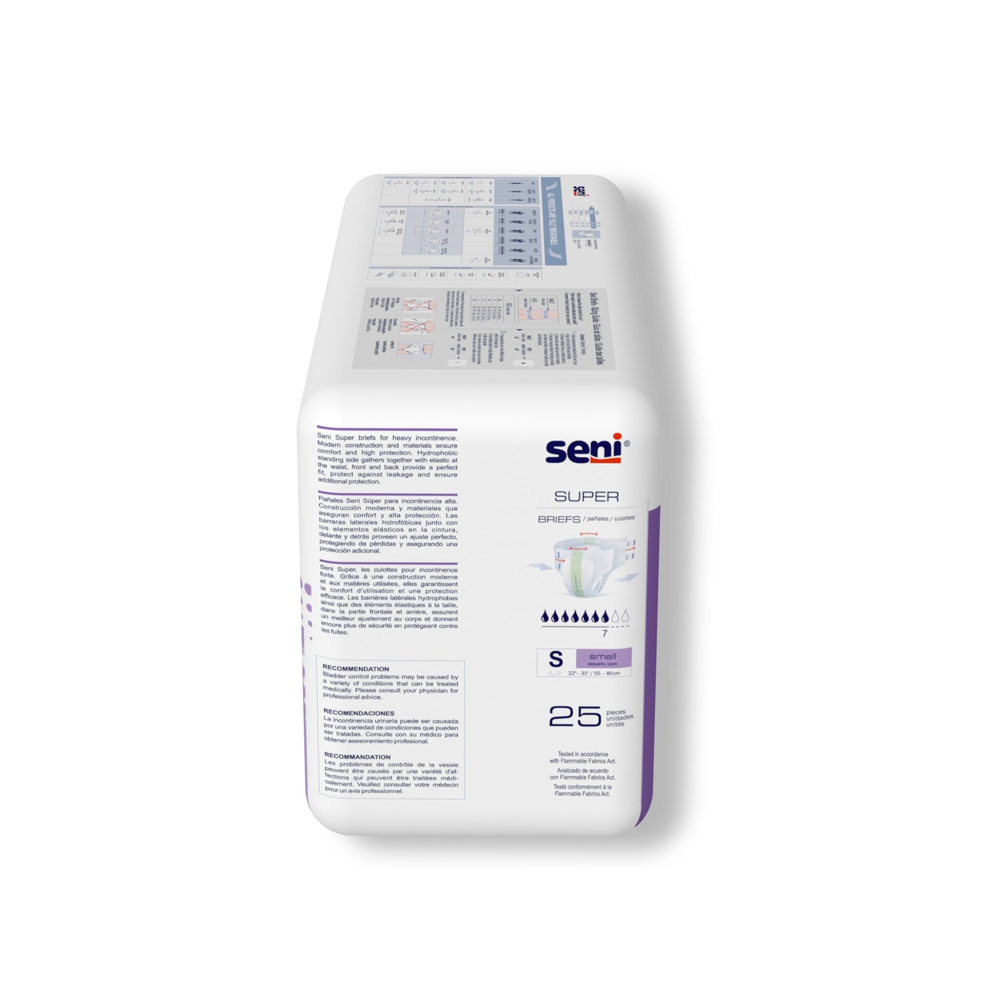 Seni® Super Heavy Absorbency Incontinence Brief, Small - Incontinence>Adult Briefs and Protective Undergarments - TZMO USA...