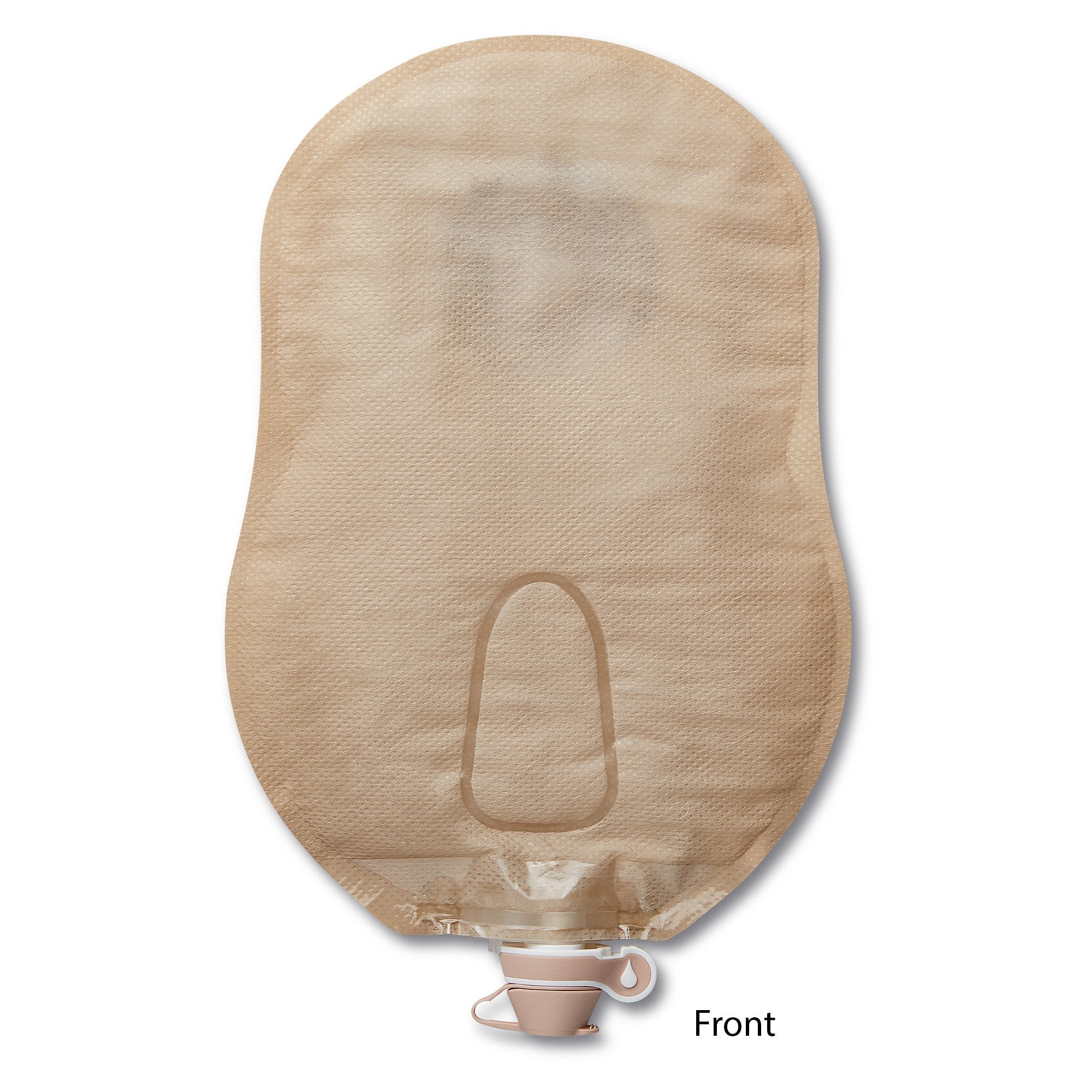 Urostomy Pouch Premier™ One-Piece System 9 Inch Length Convex, Pre-Cut 1/2 Inch Stoma Drainable