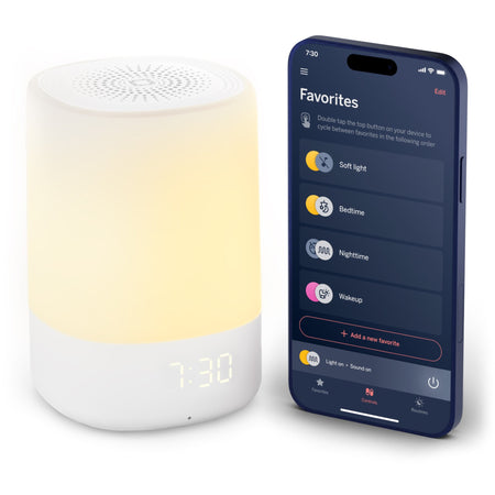 Nanit Sound + Light Machine for Babies-Sound Machine with Night Light Nanit 3-1/2 X 3-1/2 X 5-1/4 Inch