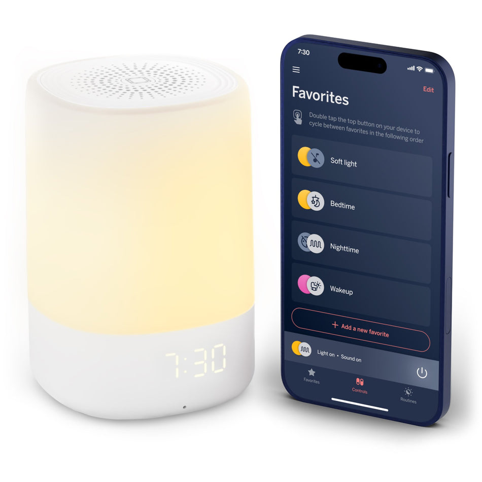 Nanit Sound + Light Machine for Babies-Sound Machine with Night Light Nanit 3-1/2 X 3-1/2 X 5-1/4 Inch
