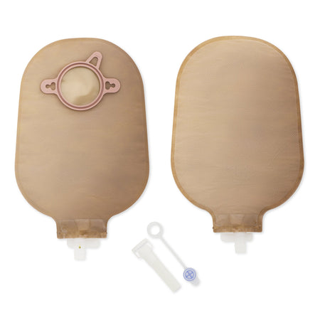 CeraPlus One-Piece Drainable Beige Urostomy Pouch, 9 Inch Length, 3/4 Inch Stoma-"Urostomy Pouch CeraPlus One-Piece System 9 Inch Length Soft Convex, Pre-Cut 3/4 Inch Stoma Drainable"